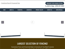 Tablet Screenshot of cornerstonefence.info